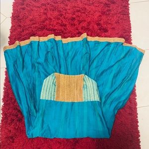 Teal and Gold Anarkali - DONATING ASAP